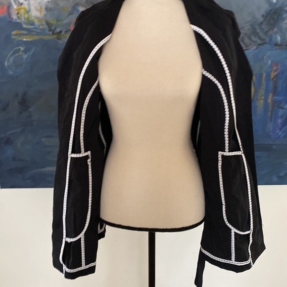 Boujour black light trench coat large - Picture 2 of 5